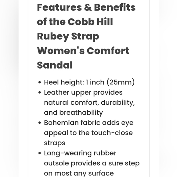 Rockport Cobb Hill sandals size 9 - Picture 11 of 12